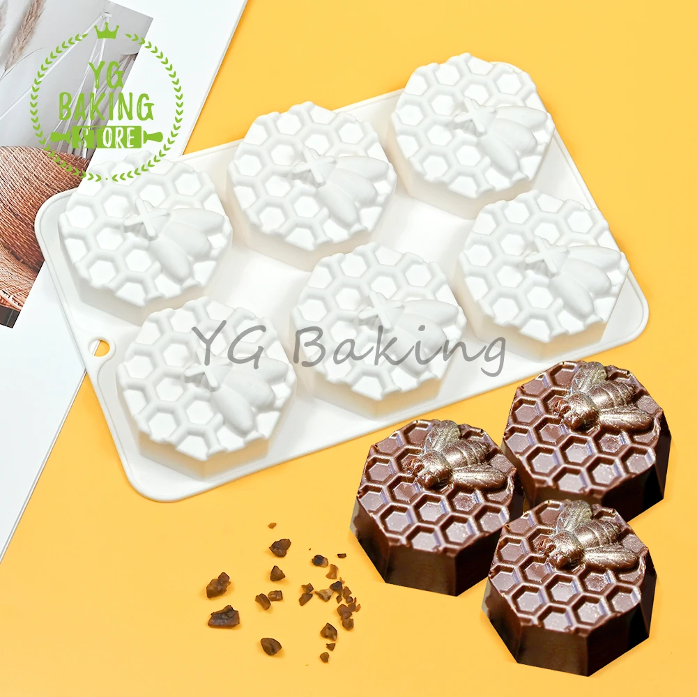 Dorica 6 Hole Beehive Silicone Mousse Mould 3D Jelly Chocolate Mold DIY Soap Candle Model Cake Decorating Tools Kitchen Bakeware
Dorica 6 Hole Beehive Silicone Mousse Mould 3D Jelly Chocolate Mold DIY Soap Candle Model Cake Decorating Tools Kitchen Bakeware