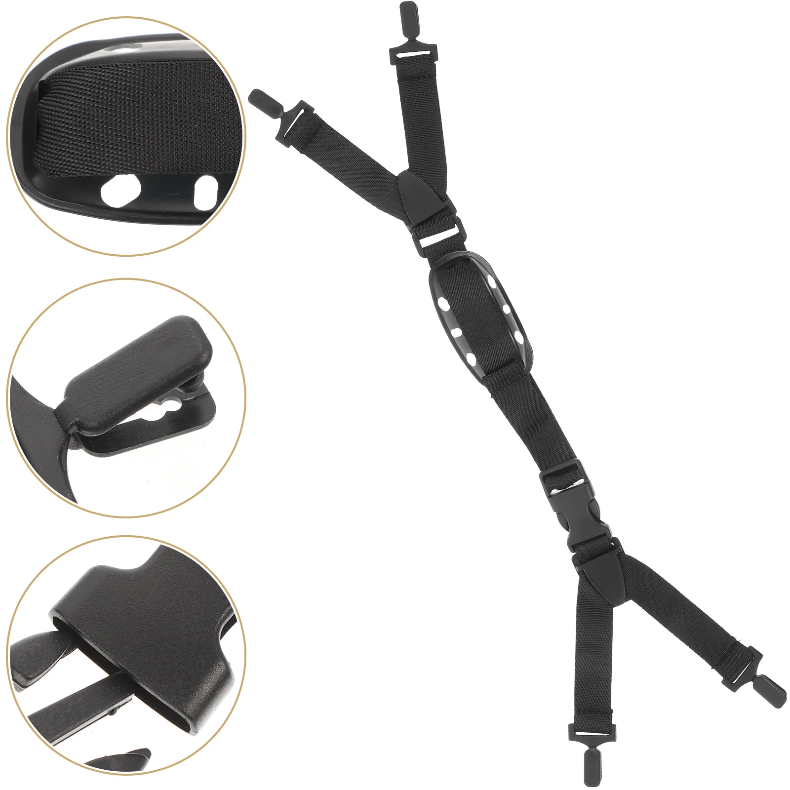 Light Weight Adjustable High Strength Safety Helmet Mandibular Fabric Strap(Black and Chin Rest Black or White for Random) 
Light Weight Adjustable High Strength Safety Helmet Mandibular Fabric Strap(Black and Chin Rest Black or White for Random)