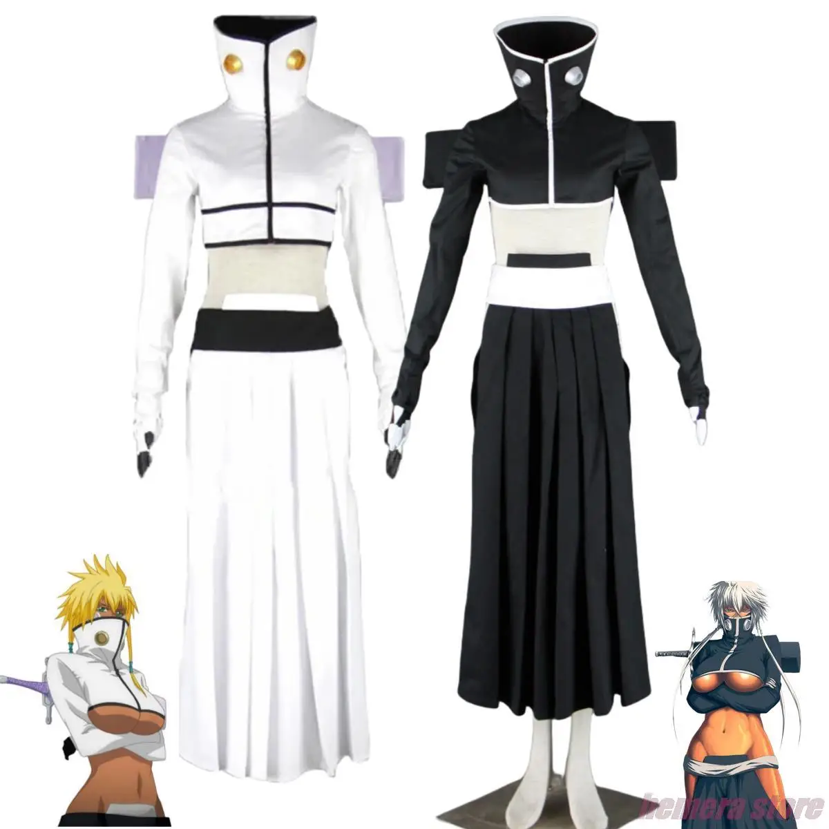 Anime BLEACH Tear Halibel Cosplay Costume Espada NO.3 Black White Combat Uniform Full Set Woman Sexy Halloween Christmas Suit
Anime BLEACH Tear Halibel Cosplay Costume Espada NO.3 Black White Combat Uniform Full Set Woman Sexy Halloween Christmas Suit