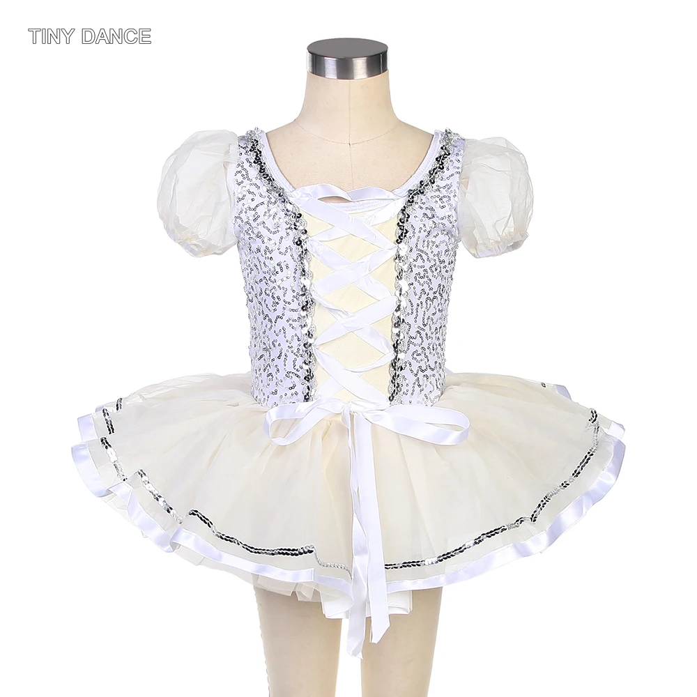 Short Puff Sleeve Ballet Dance Tutu for Girls Ballerina Costume Sequin Bodice with Ivory Tulle Tutu Dress Kids Tutus 20114
Short Puff Sleeve Ballet Dance Tutu for Girls Ballerina Costume Sequin Bodice with Ivory Tulle Tutu Dress Kids Tutus 20114
