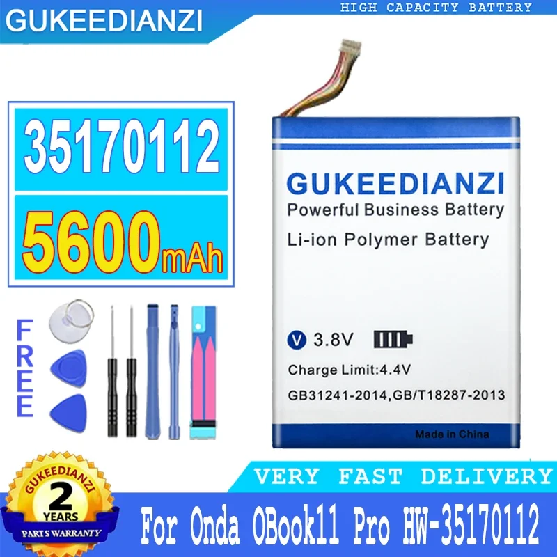 Rechargeable 5600mAh High Capacity Replacement Spare Battery For Onda OBook11 Pro OBook 11 Pro HW-35170112 Batteries
Rechargeable 5600mAh High Capacity Replacement Spare Battery For Onda OBook11 Pro OBook 11 Pro HW-35170112 Batteries