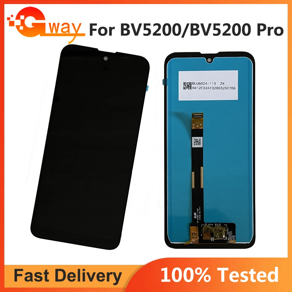 

6.1" Original For Blackview BV5200 LCD Display New BLACKVIEW BV5200 Pro Touch Screen BV5200Pro Digitizer Assembly Replacement