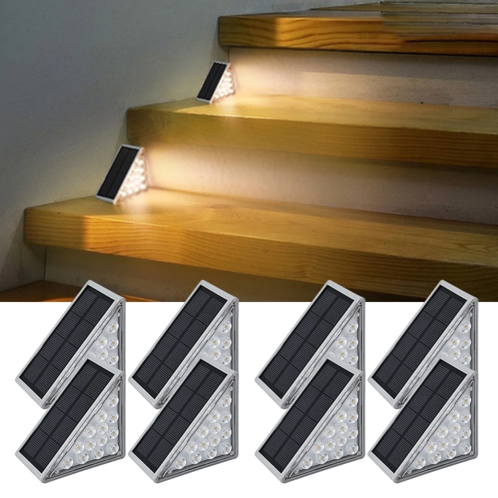 2 Pack Solar Light Step Lamp Ip67 Waterproof Led Solar Stair Light White/warm White/rgb Color for Outdoor Garden Courtyard Decor
2 Pack Solar Light Step Lamp Ip67 Waterproof Led Solar Stair Light White/warm White/rgb Color for Outdoor Garden Courtyard Decor
