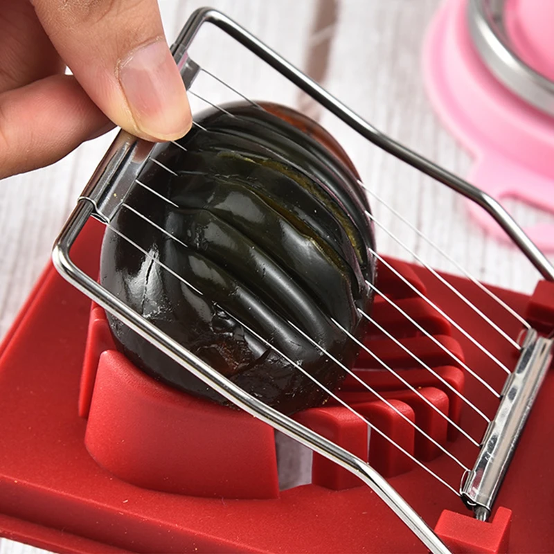 Kitchen Tools Accessories Egg Cutter Multi-function Two-in-one Stainless Steel Slicer Lunch Meat Cutter Kitchen Gadget
Kitchen Tools Accessories Egg Cutter Multi-function Two-in-one Stainless Steel Slicer Lunch Meat Cutter Kitchen Gadget