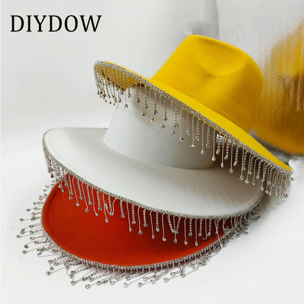 Фетровая Федора ручной работы, женская элегантная шляпа с широкими полями, официальная Свадебная шляпа, Женская ковбойская шляпа, новинка 2023
Фетровая Федора ручной работы, женская элегантная шляпа с широкими полями, официальная Свадебная шляпа, Женская ковбойская шляпа, новинка 2023