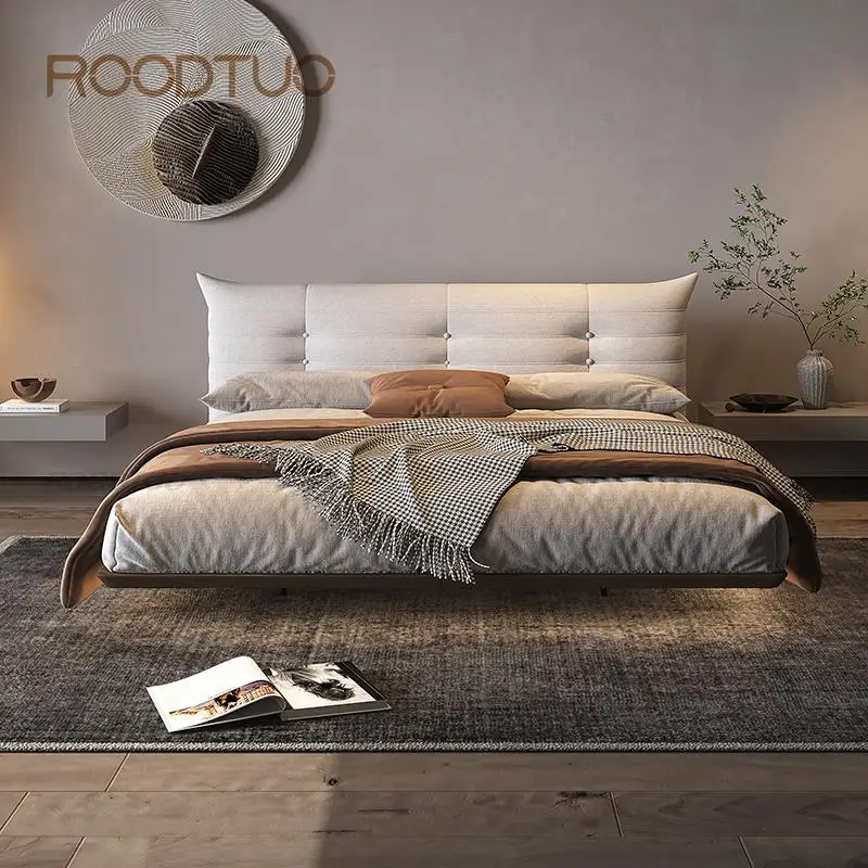 Modern Suspension Bed Bedroom Furniture Designer Leather Double Bed King/ Queen Size Bed With Led Light
Modern Suspension Bed Bedroom Furniture Designer Leather Double Bed King/ Queen Size Bed With Led Light