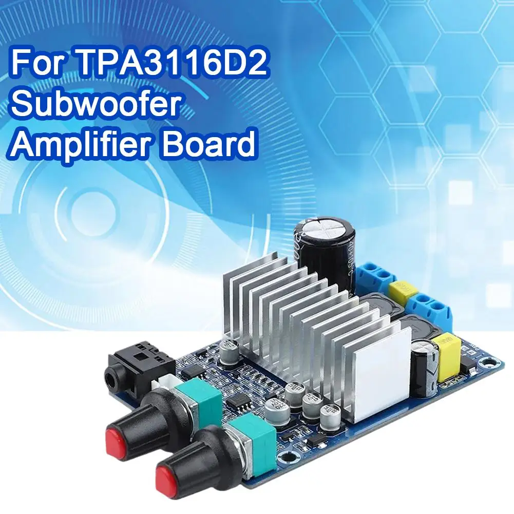 

For Tpa3116 Subwoofer Amplifier Board 12v-24v 100w Bass Channel Audio Amplifier Board For Home Audio Car Speakers Diy W1c8