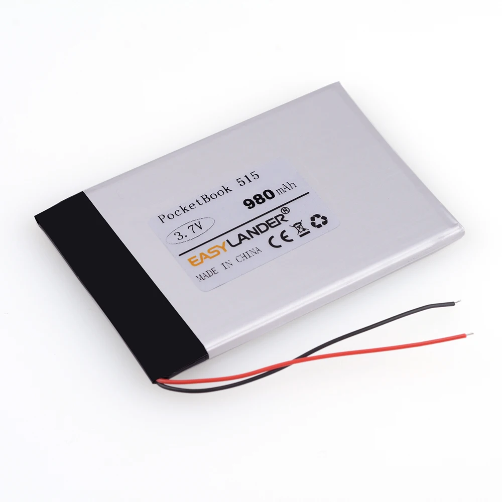 145726 -- 26*23CM 3.7V 980mAh Rechargeable li Polymer Li-ion Battery PocketBook 515 E-BOOK Battery GPS DVR POWER BANK PB515
145726 -- 26*23CM 3.7V 980mAh Rechargeable li Polymer Li-ion Battery PocketBook 515 E-BOOK Battery GPS DVR POWER BANK PB515