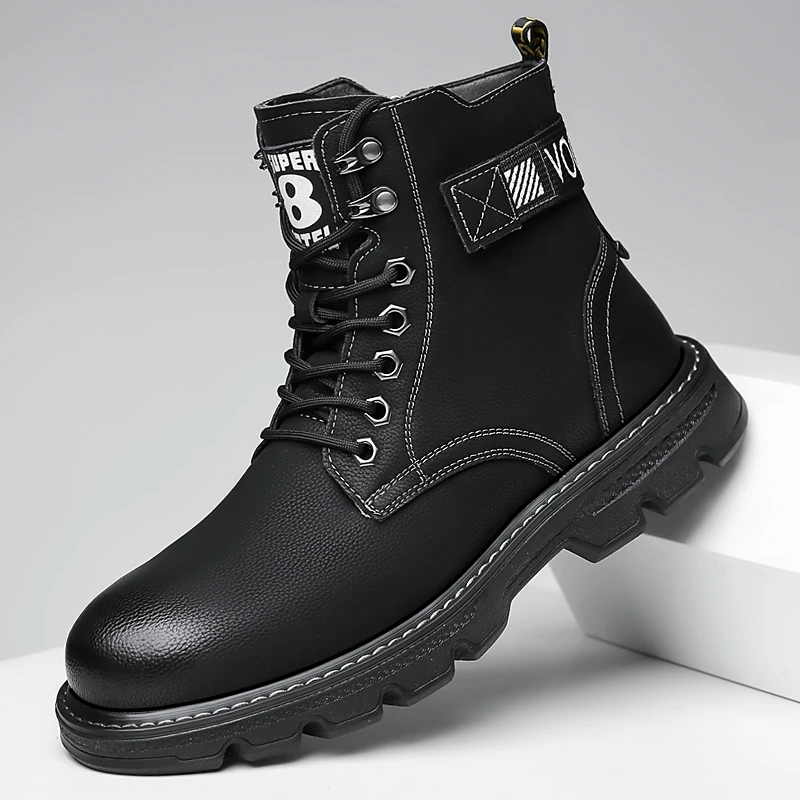 Men's boots autumn and winter new warm plush casual leather boots fashion British versatile tide boots outdoor work cotton shoes
Men's boots autumn and winter new warm plush casual leather boots fashion British versatile tide boots outdoor work cotton shoes