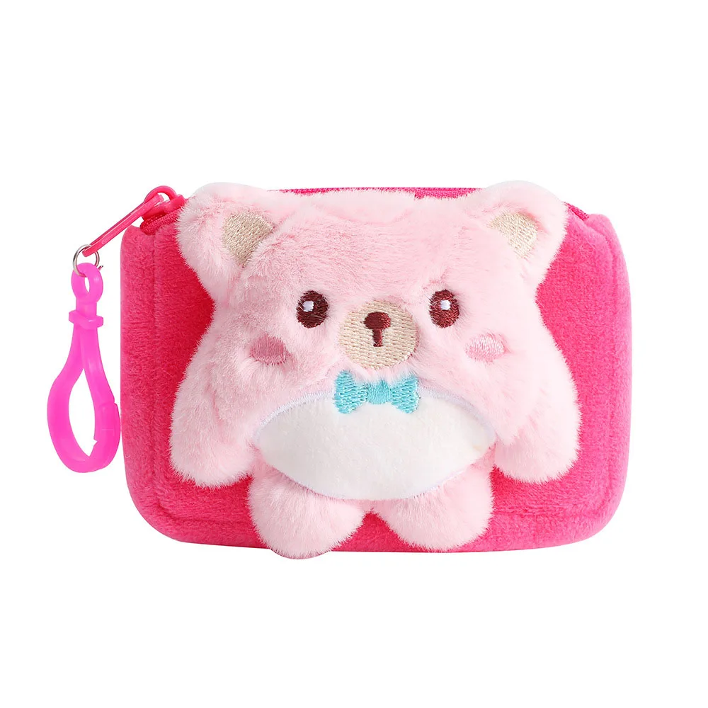 Plush Coin Purse Cartoon Animal Zipper Coin Wallet Women'S Change Purse Key Earphone Organizer Pouch Lipstick Storage Bag
Plush Coin Purse Cartoon Animal Zipper Coin Wallet Women'S Change Purse Key Earphone Organizer Pouch Lipstick Storage Bag