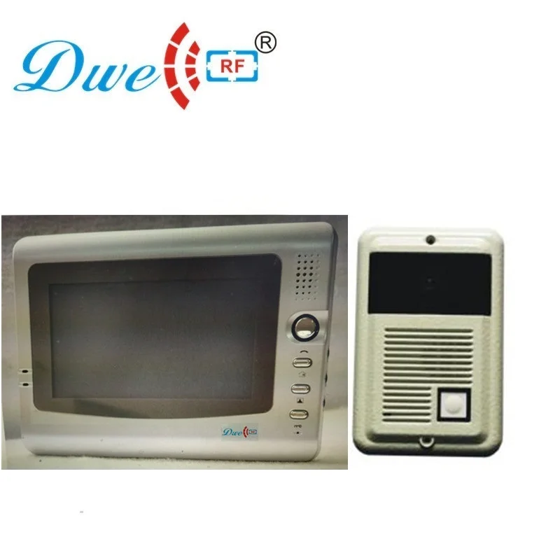 Видеодомофон DWE CC RF 7 дюймов для виллы, система цветного видеодомофона с монитором громкой связи, дверной звонок
Видеодомофон DWE CC RF 7 дюймов для виллы, система цветного видеодомофона с монитором громкой связи, дверной звонок