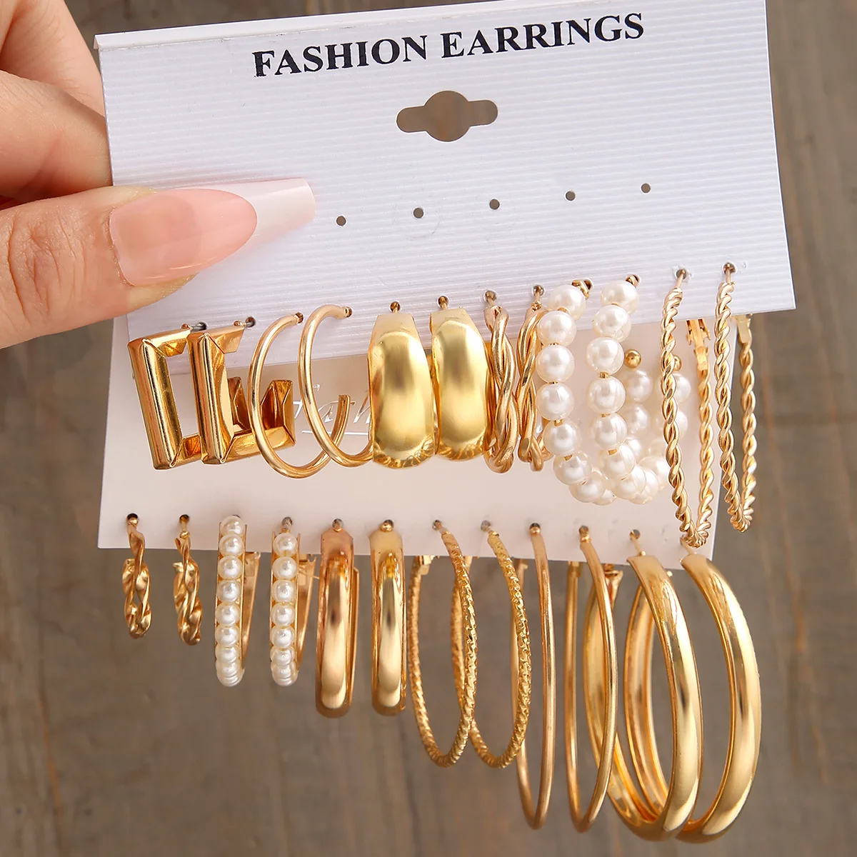 European Personality Exaggerated Geometric Stud Earrings Set Women Fashion Temperament Party Jewelry Wholesale
European Personality Exaggerated Geometric Stud Earrings Set Women Fashion Temperament Party Jewelry Wholesale