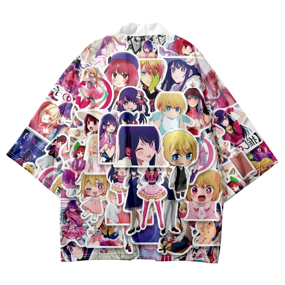 Плащ-кимоно для косплея аниме Hoshino Ai, костюм OSHI NO KO Hoshino Akuamarin, плащ Haori с 3D принтом, женские топы, уличная одежда, рубашка
Плащ-кимоно для косплея аниме Hoshino Ai, костюм OSHI NO KO Hoshino Akuamarin, плащ Haori с 3D принтом, женские топы, уличная одежда, рубашка