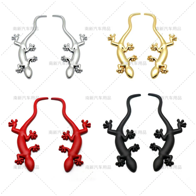 2PCS Car personality fun decorative gecko car stickers metal modified small gecko body stickers shelter car logo tail stickers.
2PCS Car personality fun decorative gecko car stickers metal modified small gecko body stickers shelter car logo tail stickers.
