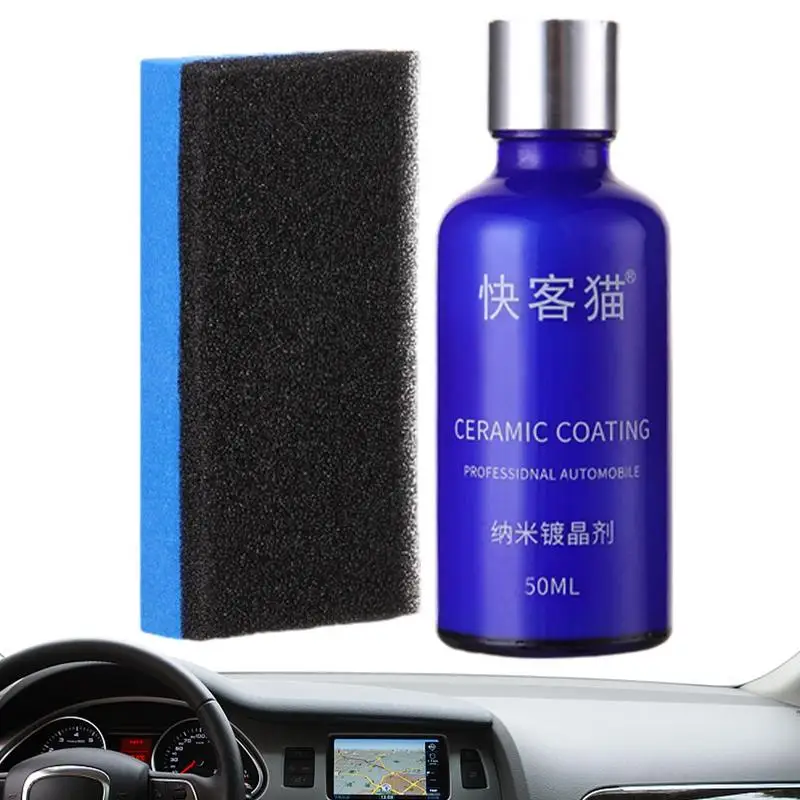 

Car Coating Agent 50ml Safety Coating Agent Spray for Car Easy Use Effective Coating Supplies Multifunctional for Car Dashboard