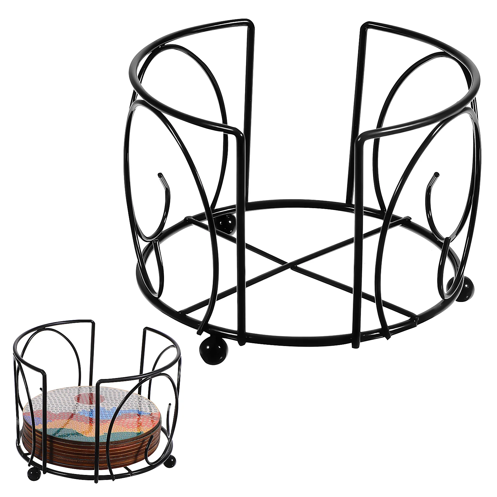 G Shaped Coaster Rack Iron Metal Holder Drink Coaster Display Stand Home Decoration
G Shaped Coaster Rack Iron Metal Holder Drink Coaster Display Stand Home Decoration