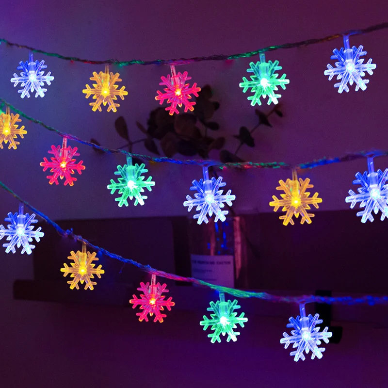 USB/Battery Operated LED Snowflake String Lights Snow Fairy Garland Decoration for Christmas Tree New Year Room Valentine's Day
USB/Battery Operated LED Snowflake String Lights Snow Fairy Garland Decoration for Christmas Tree New Year Room Valentine's Day
