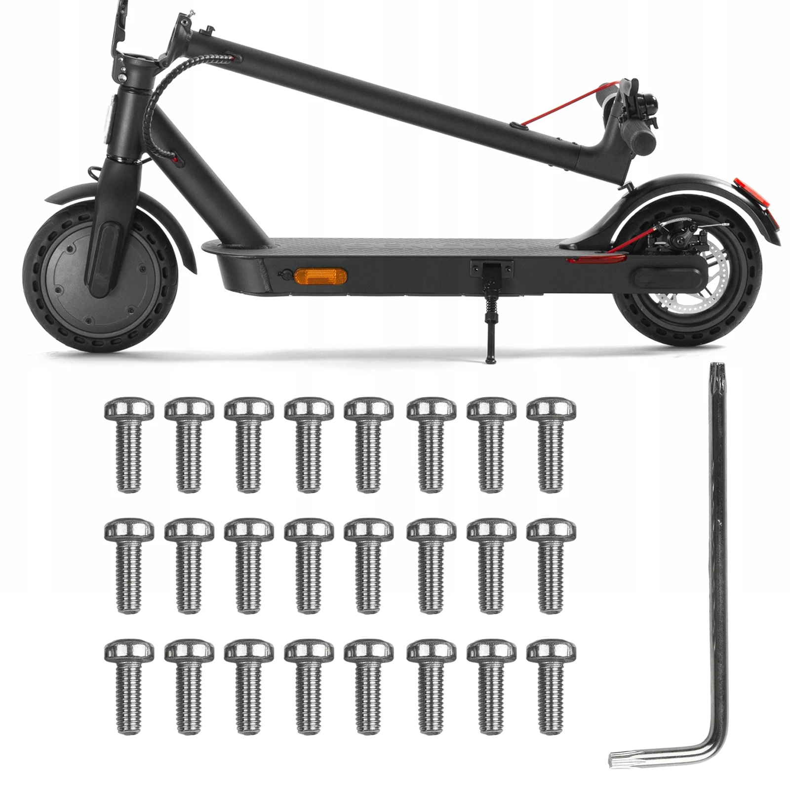 Bottom Cover Screw Screws 21Pcs Bottom Battery Cover E Scooter Accessories Electric Scooter Screws Steel With Wrench Practical
Bottom Cover Screw Screws 21Pcs Bottom Battery Cover E Scooter Accessories Electric Scooter Screws Steel With Wrench Practical
