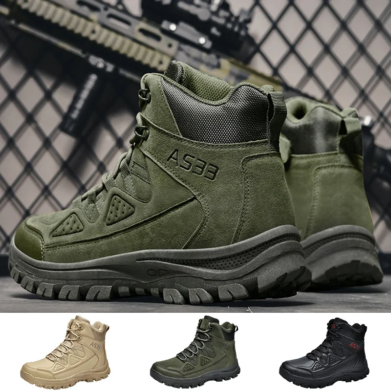 Men's Military Tactical Boot Army Hunting Trekking Camping Shoes Outdoor Combat Boots Men Big Size Safety Shoes Motocycle Boots
Men's Military Tactical Boot Army Hunting Trekking Camping Shoes Outdoor Combat Boots Men Big Size Safety Shoes Motocycle Boots
