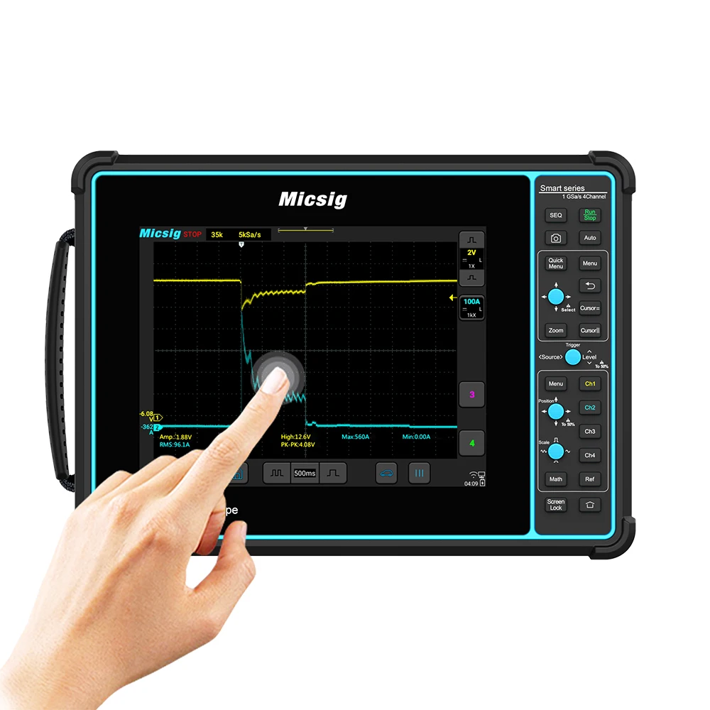 Tablet Automotive Oscilloscope SATO1004 4CH 100MHz Bandwidth Professional Diagnosis And Maintenance Of Car Oscilloscope
Tablet Automotive Oscilloscope SATO1004 4CH 100MHz Bandwidth Professional Diagnosis And Maintenance Of Car Oscilloscope