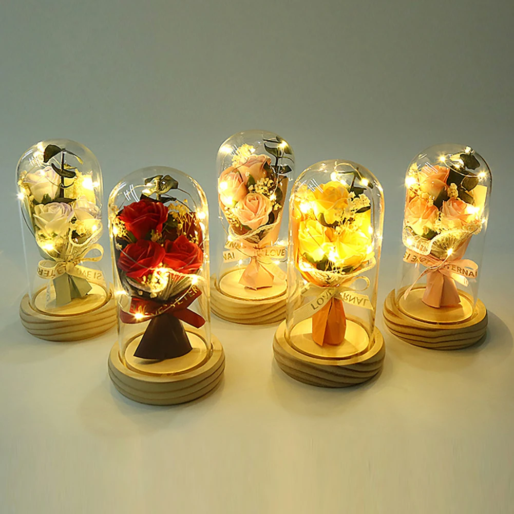 Forever Artificial Rose Flower Birthday Gifts Light Up Preserved Rose In Glass Dome Ornament Enchanting Gifts For Wife Mom
Forever Artificial Rose Flower Birthday Gifts Light Up Preserved Rose In Glass Dome Ornament Enchanting Gifts For Wife Mom