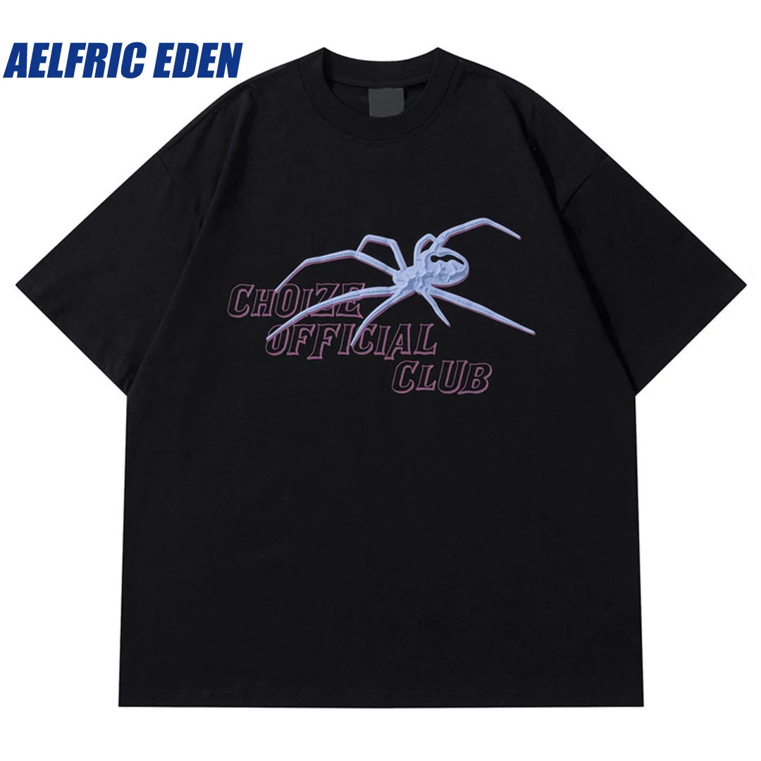 Aelfric Eden Spider Letter Graphic Print Cotton T Shirt Hip Hop Men Tshirt 80s Harajuku Fashion Streetwear 2023 Casual Tee Tops
Aelfric Eden Spider Letter Graphic Print Cotton T Shirt Hip Hop Men Tshirt 80s Harajuku Fashion Streetwear 2023 Casual Tee Tops