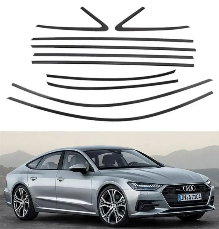 Black Full Window Sill Door Frame Center Pillars Molding Trims Cover For Audi A7 S7 Sline 2019-2023
Black Full Window Sill Door Frame Center Pillars Molding Trims Cover For Audi A7 S7 Sline 2019-2023