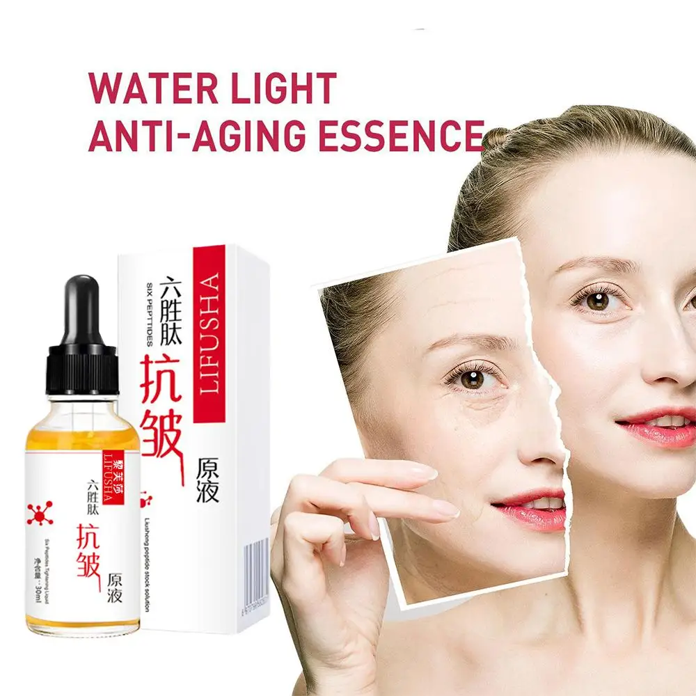 

Face Serum Six Peptides Anti Wrinkles Serum Skin Whitening Essence Acid Aging Care Hyaluron Anti-aging Anti U7n7