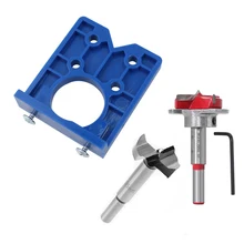 35mm Hinge Hole Drilling Guide Locator Hinge Drilling Jig Drill Bits Set Woodworking Door Hole Opener Cabinet Accessories Tools
35mm Hinge Hole Drilling Guide Locator Hinge Drilling Jig Drill Bits Set Woodworking Door Hole Opener Cabinet Accessories Tools