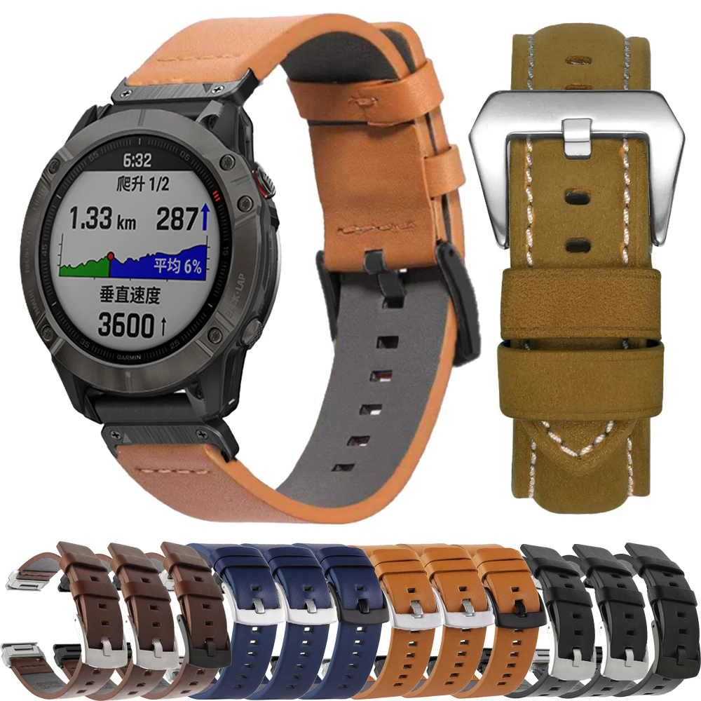 Ремешок для наручных часов из натуральной кожи для Garmin Fenix 7 7X 5 5X 6X Pro Enduro 2, 22 мм 26 мм
Ремешок для наручных часов из натуральной кожи для Garmin Fenix 7 7X 5 5X 6X Pro Enduro 2, 22 мм 26 мм