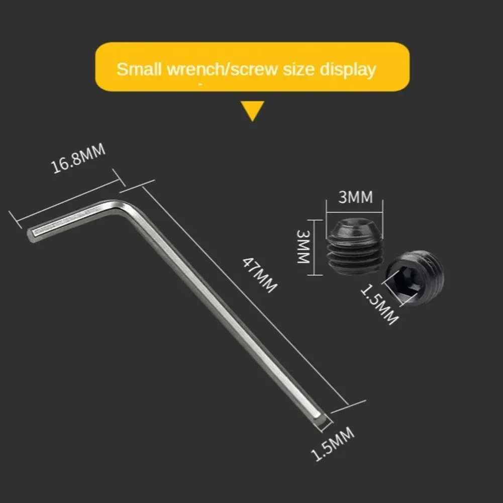 Self-Tightening Brass Drills Clamp Chuck Connecting Rod M8-2/2.3/3.17/5mm M3 Screw L-shaped Wrench Electric Drill Power Tools
Self-Tightening Brass Drills Clamp Chuck Connecting Rod M8-2/2.3/3.17/5mm M3 Screw L-shaped Wrench Electric Drill Power Tools