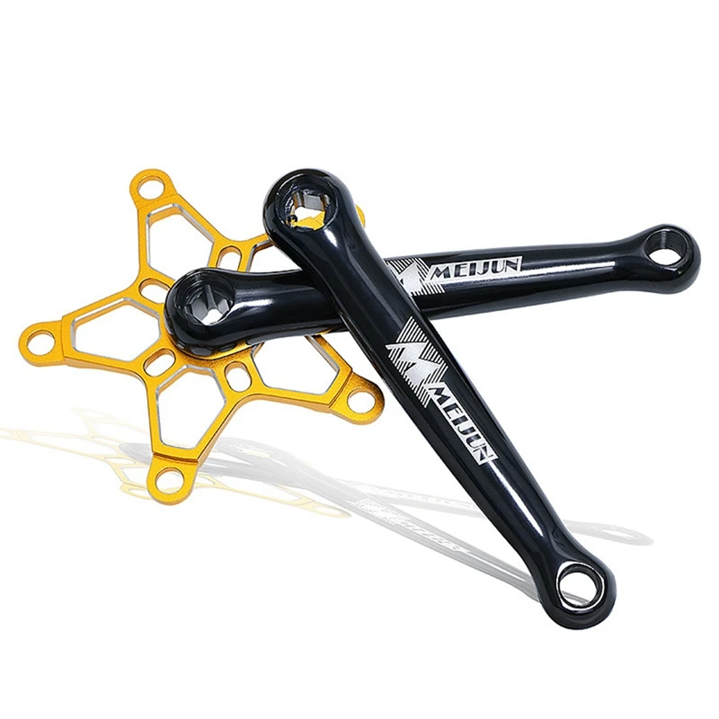 MEIJUN Bicycle Crank Aluminum Alloy Five Hole Modification New Mountain Road Bicycle Tooth Plate Crank Set
MEIJUN Bicycle Crank Aluminum Alloy Five Hole Modification New Mountain Road Bicycle Tooth Plate Crank Set