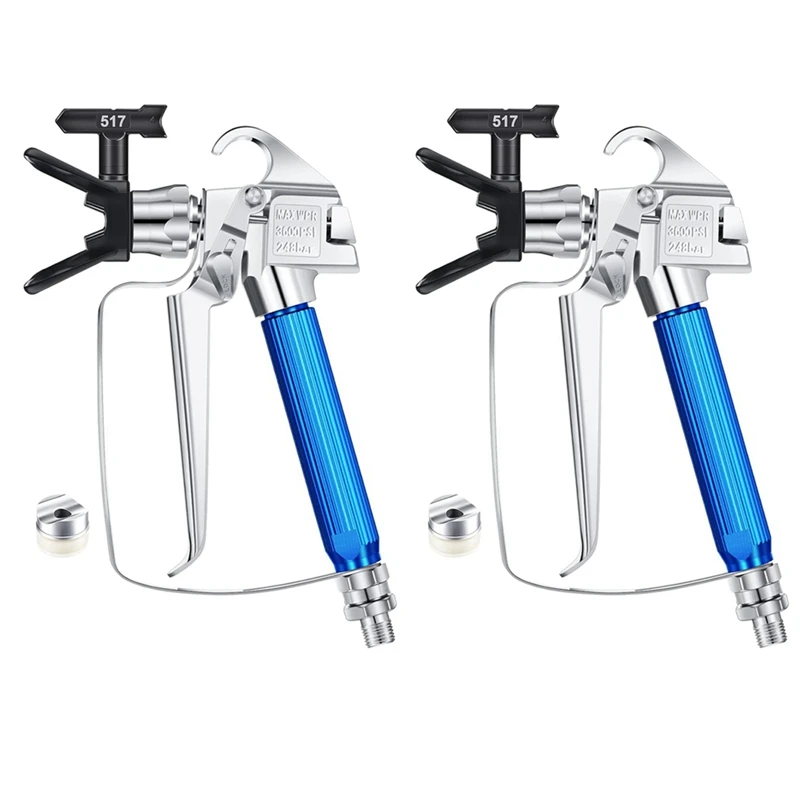 2Set Airless Paint Spray High Pressure Airless Paint Sprayer With 517 Tip Swivel Joint For Pump Sprayer Parts Accessories
2Set Airless Paint Spray High Pressure Airless Paint Sprayer With 517 Tip Swivel Joint For Pump Sprayer Parts Accessories