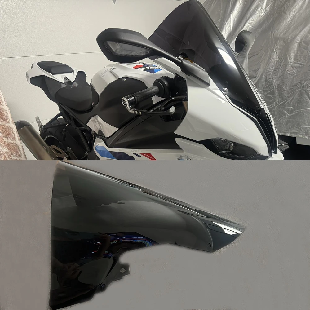 

Motorcycle Windshield For BMW M1000RR 2019 2020 2021 2022 S1000RR Windscreen Fairing Spoiler Cover S1000 RR Wind Deflector Smoke