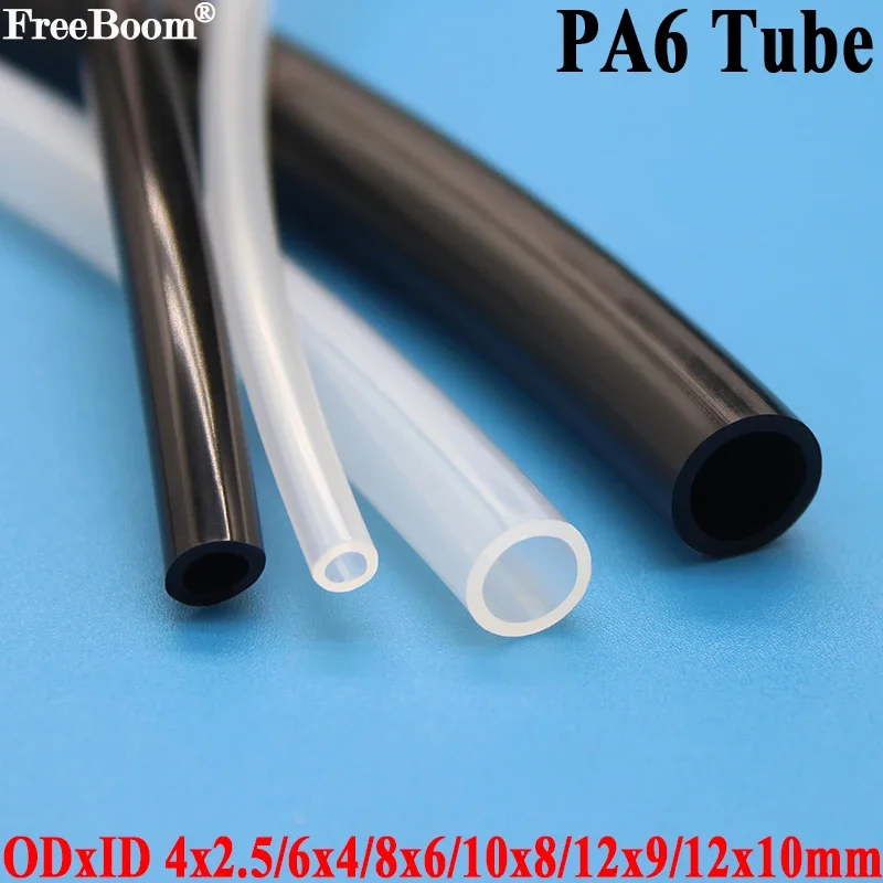 2/5/10M High Pressure PA6 Nylon Tube Diameter 2.5 4 6 8 9 10 12 mm Pneumatic Air Compressor Smooth Rigid Polyamide Oil Pipe
2/5/10M High Pressure PA6 Nylon Tube Diameter 2.5 4 6 8 9 10 12 mm Pneumatic Air Compressor Smooth Rigid Polyamide Oil Pipe