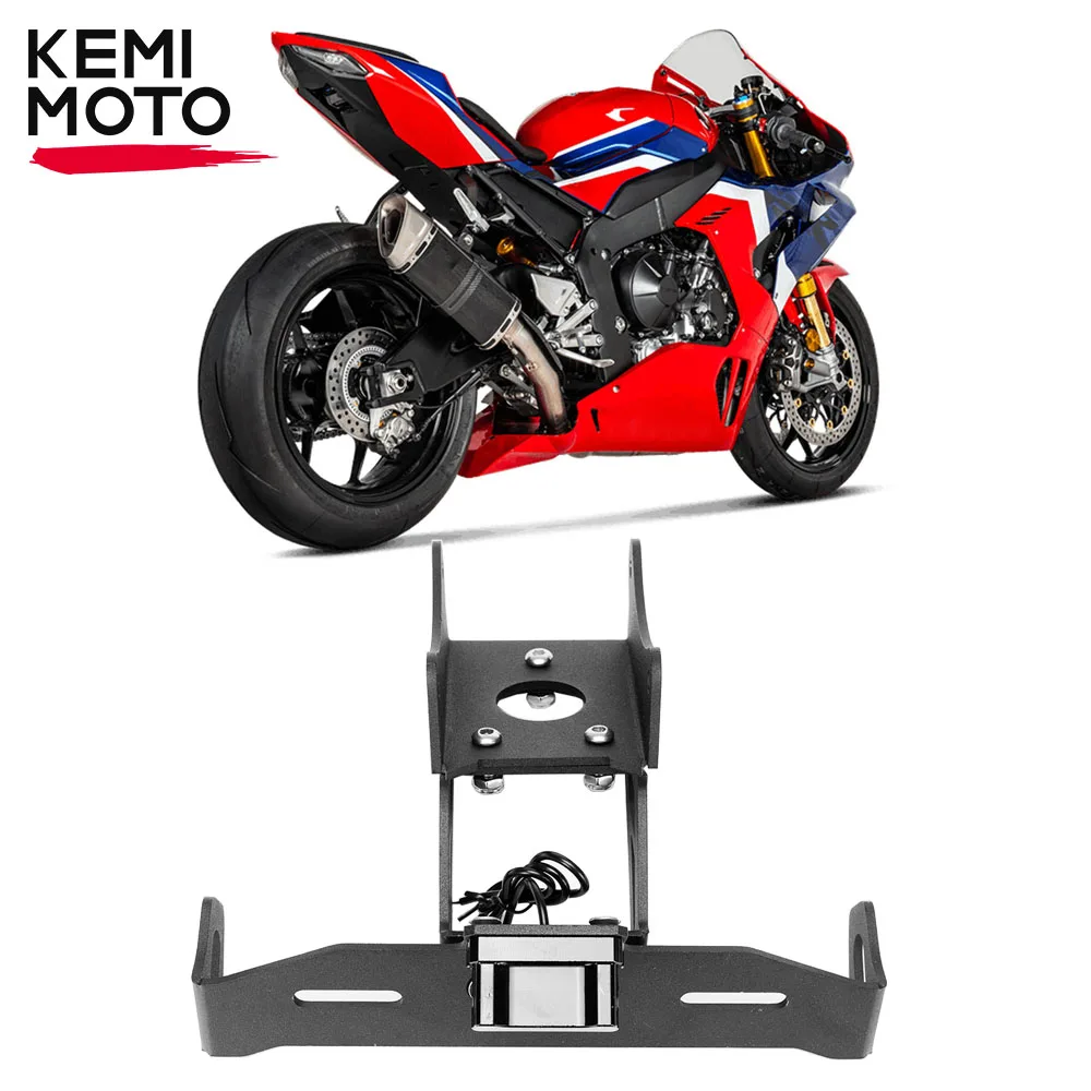 Motorcycle Rear License Plate Holder Frame Bracket LED Tidy Tail Light for HONDA CBR1000RR-R SP 2020 2021 2022 Accessories Black
Motorcycle Rear License Plate Holder Frame Bracket LED Tidy Tail Light for HONDA CBR1000RR-R SP 2020 2021 2022 Accessories Black