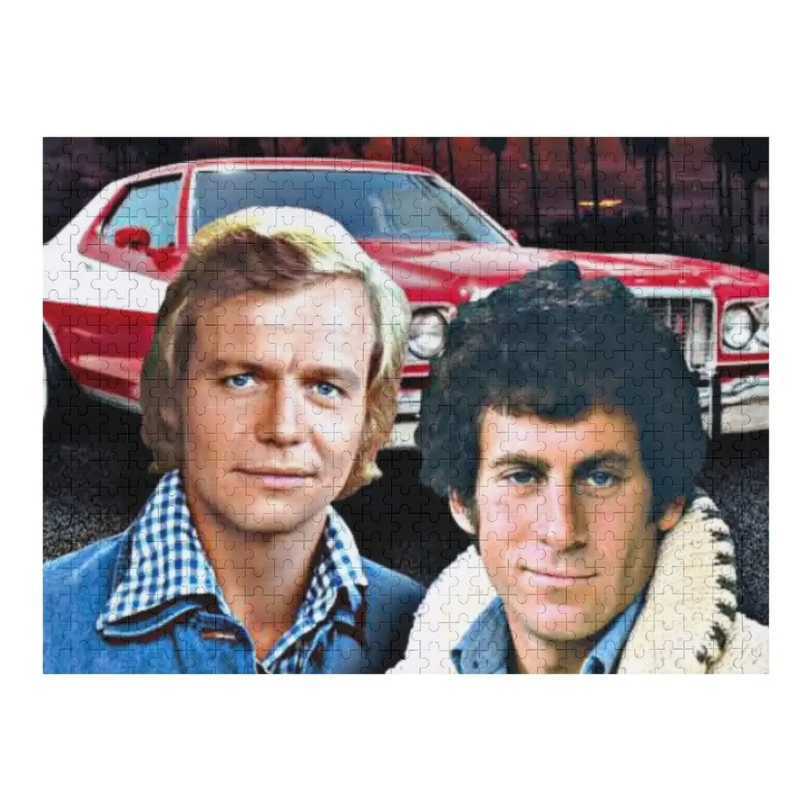 

starsky paul michael glaser and David soul hutch Jigsaw Puzzle Personalized Kids Gifts Custom Puzzle