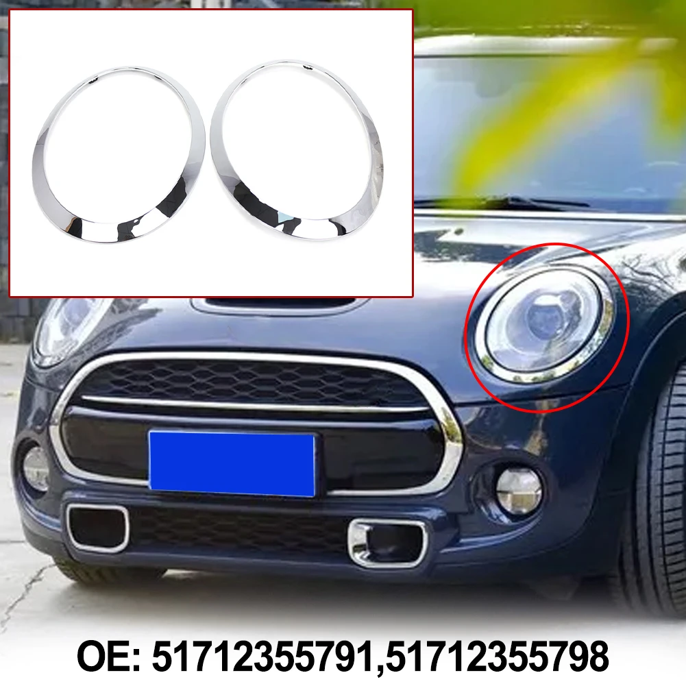 2Pcs For Mini For Cooper F55 F56 F57 2014 - 2021 Headlight Trim Ring Bezel Surround Cover Rear Light Frame Silver Chrome
2Pcs For Mini For Cooper F55 F56 F57 2014 - 2021 Headlight Trim Ring Bezel Surround Cover Rear Light Frame Silver Chrome