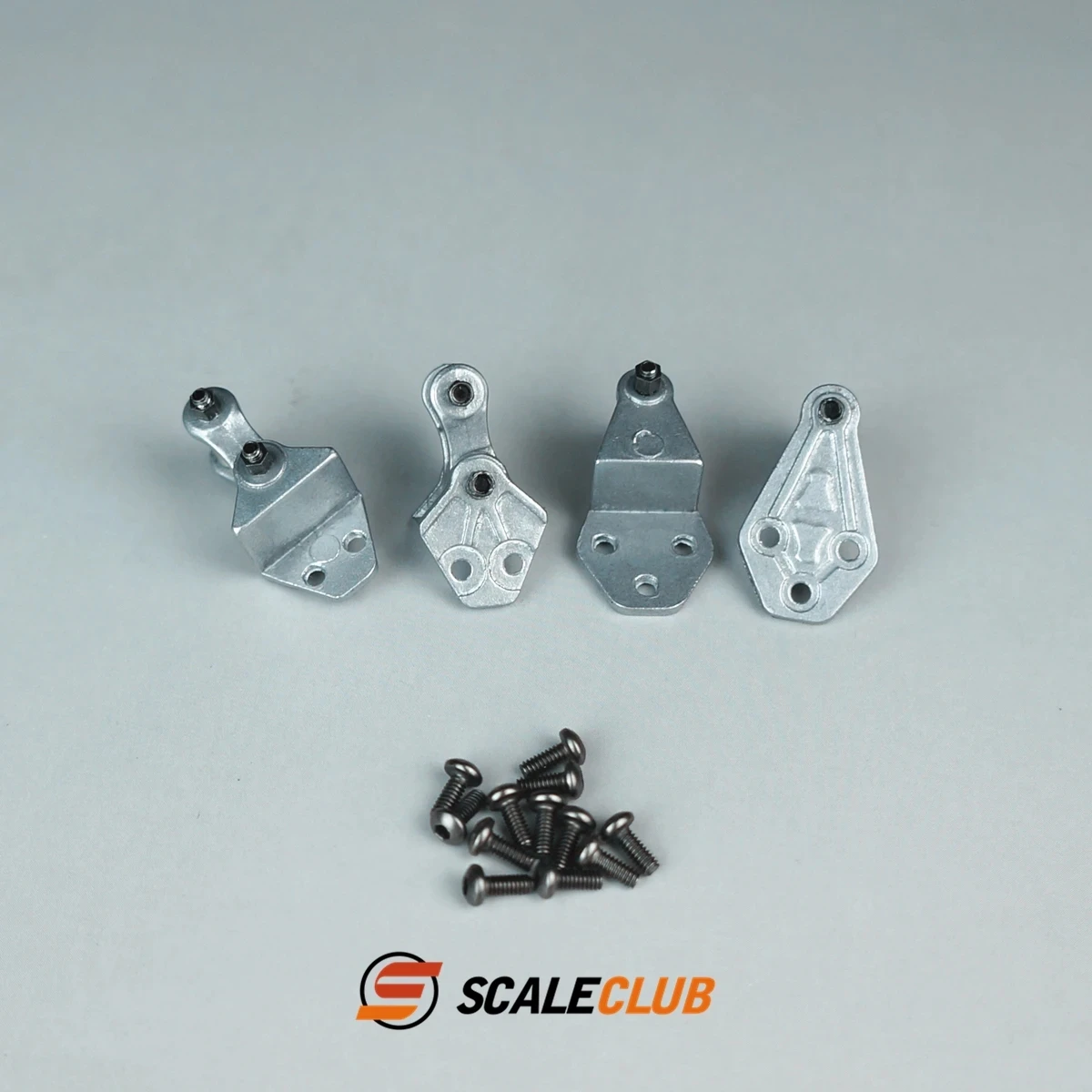 

Scaleclub Model 1/14 Tractor Mud Head Truck DIY Front Suspension Lifting Lugs Steel Plate Lugs For Tamiya Lesu For Scania Man