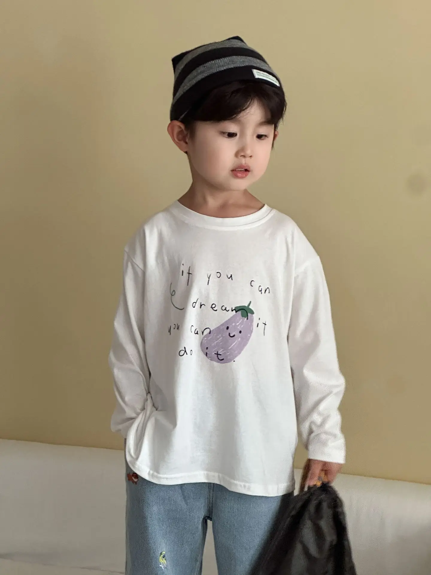 2025 Autumn New Children Long Sleeve T Shirts Cartoon Print Girls Bottoming Shirts Baby Boys Cotton Casual Tops Kids Clothes 34 S23080794cb864d8a9c443e7048e12398t