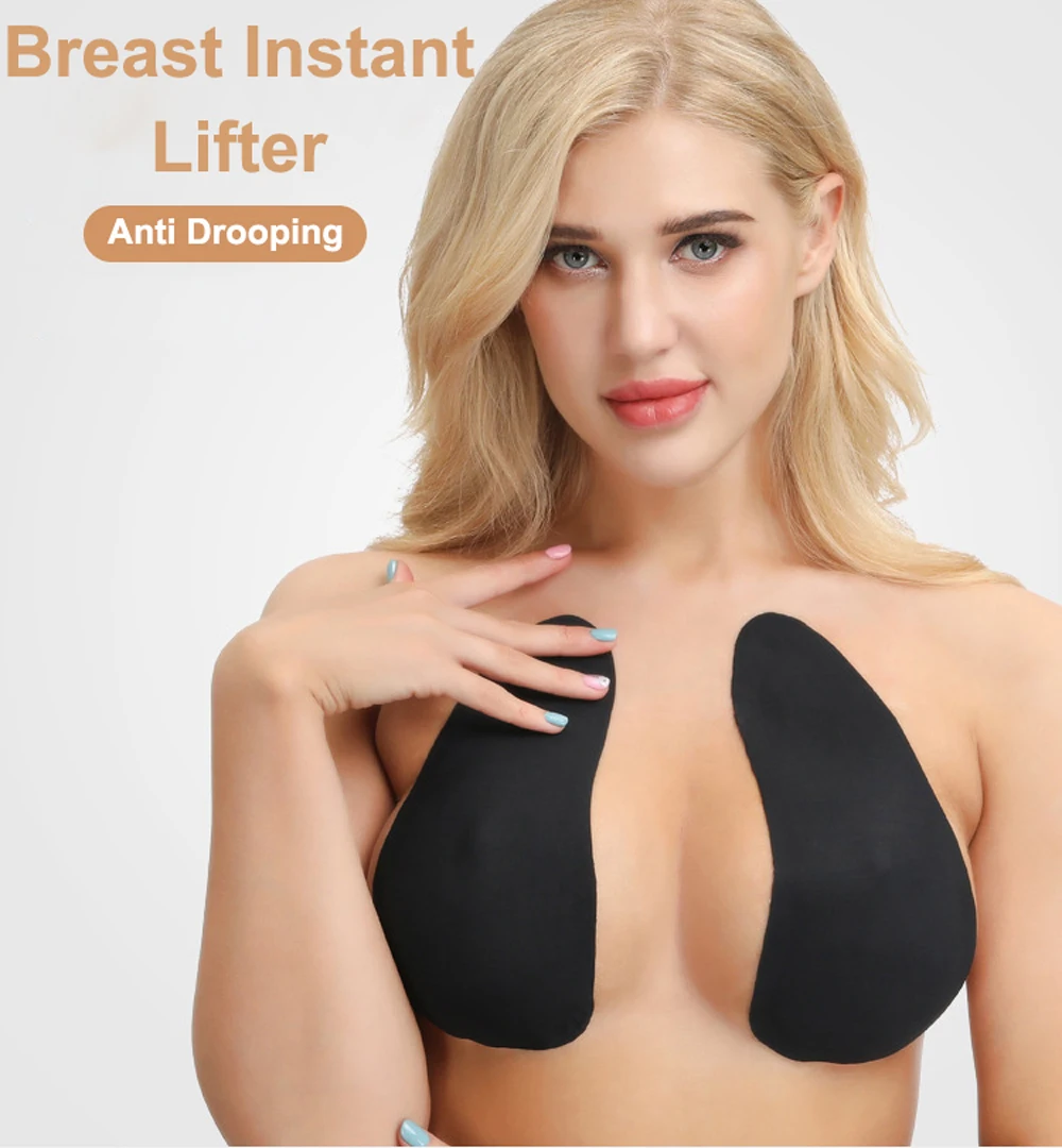 

Women Breast Nipple Covers Push Up Bra Body Invisible Breast Lift Boob Tape Adhesive Bras Intimates Sexy Bralette Pasties 1 Pair