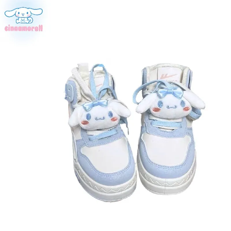 Sanrio kawaii cartoon anime cinnamon rolls 2023 spring and summer cute female casual students white shoes soft sister sneakers
Sanrio kawaii cartoon anime cinnamon rolls 2023 spring and summer cute female casual students white shoes soft sister sneakers