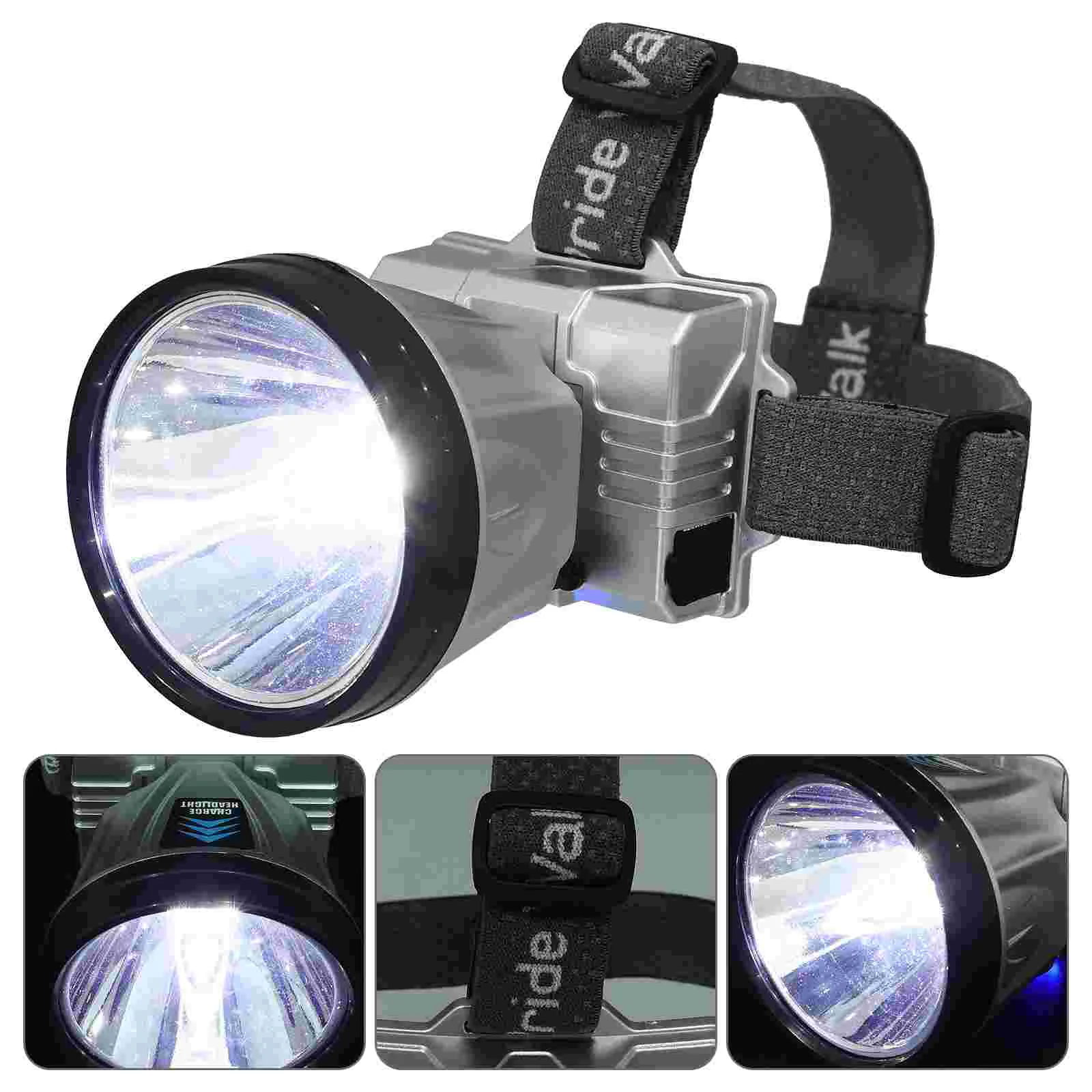 

Headlamp Rechargeable Flashlights Headlamps For Adults Camping Abs Plastic LED Outdoor Forehead