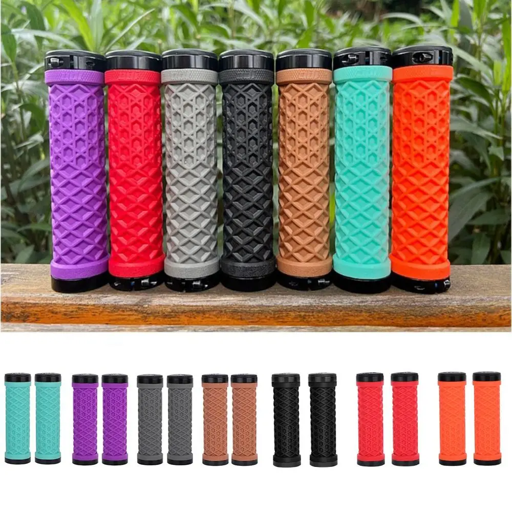 

Bike Grips Antislip Silica Gel Handle Bar Grip Shock Absorption MTB Silicone Handle Cuff Cycling Parts Bicycle Accessories