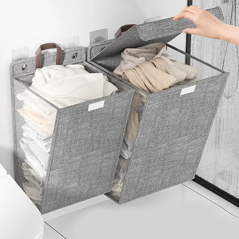 Foldable Household Dirty Clothes Laundry Basket Linen Wall-mounted Clothing Storage Basket Large-capacity Bathroom Storage Box
Foldable Household Dirty Clothes Laundry Basket Linen Wall-mounted Clothing Storage Basket Large-capacity Bathroom Storage Box