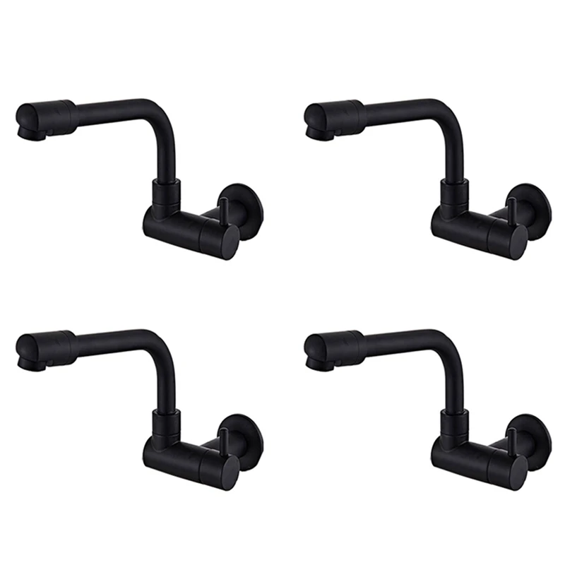 A50I 4X 360 Degree Rotating Black Wall Mounted Single Cold Water Mixer Solid Brass Sink Basin Faucet Mop Pool Water Taps
A50I 4X 360 Degree Rotating Black Wall Mounted Single Cold Water Mixer Solid Brass Sink Basin Faucet Mop Pool Water Taps