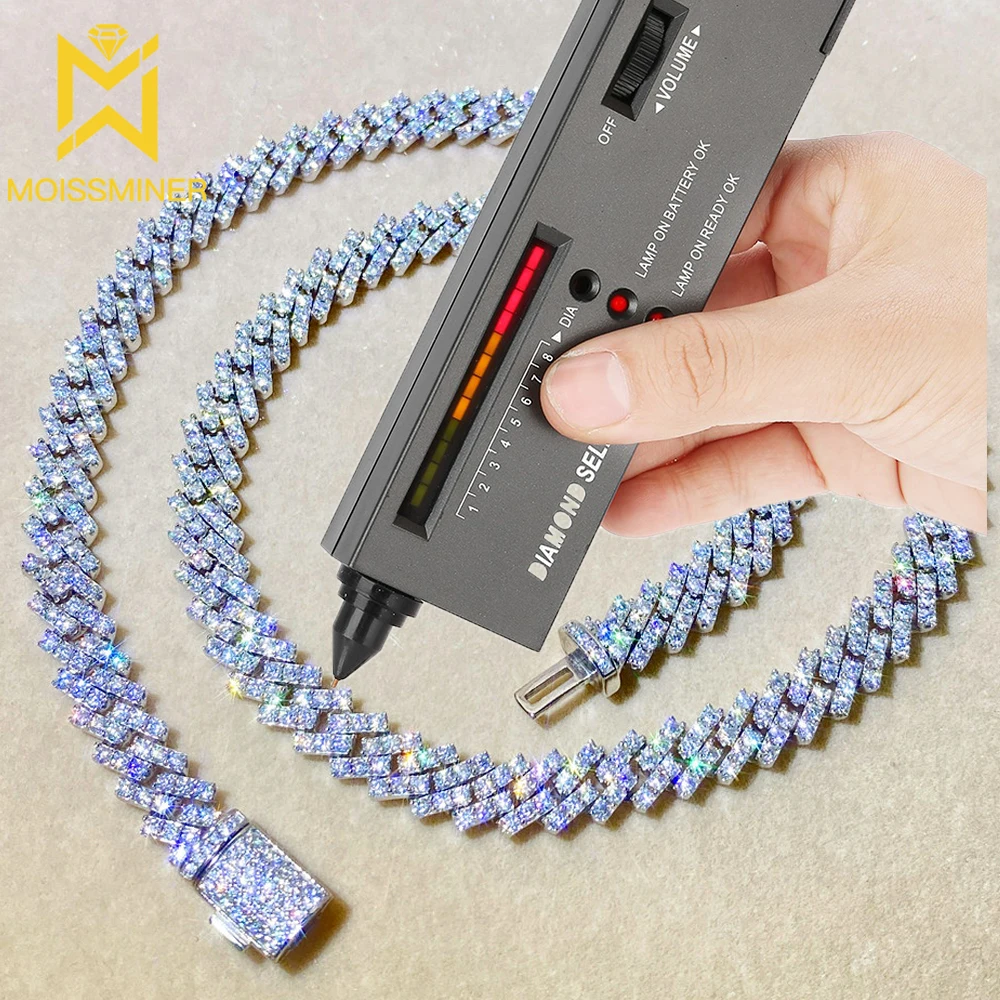 8/13mm D VVS Moissanite Cuban Link Chain Necklace S925 Real Diamond Pass Test Iced Out Necklaces For Women Men Fine Jewelry GRA
8/13mm D VVS Moissanite Cuban Link Chain Necklace S925 Real Diamond Pass Test Iced Out Necklaces For Women Men Fine Jewelry GRA