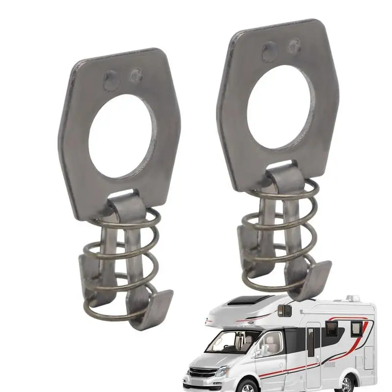 Дверной замок для водонагревателя, замок с защелкой для водонагревателя RV, 2 шт., из нержавеющей стали, поворотный замок, сменная деталь, внешняя фурнитура для двери RV 
Дверной замок для водонагревателя, замок с защелкой для водонагревателя RV, 2 шт., из нержавеющей стали, поворотный замок, сменная деталь, внешняя фурнитура для двери RV