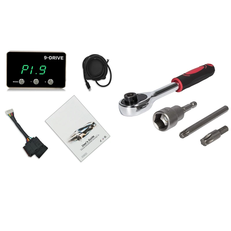 4X Hard Top And Door Removal Torx Set Tool & 1Set Electronic Throttle Controller 9 MODE Pedal Accelerator Fuel-Efficient
4X Hard Top And Door Removal Torx Set Tool & 1Set Electronic Throttle Controller 9 MODE Pedal Accelerator Fuel-Efficient