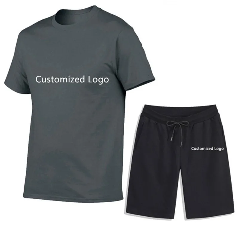 Summer New Men Sports and Leisure TShirt Men Fitness Running Shorts And T-shirt Set Man Solid Color Customizable Logo Print Tops
Summer New Men Sports and Leisure TShirt Men Fitness Running Shorts And T-shirt Set Man Solid Color Customizable Logo Print Tops